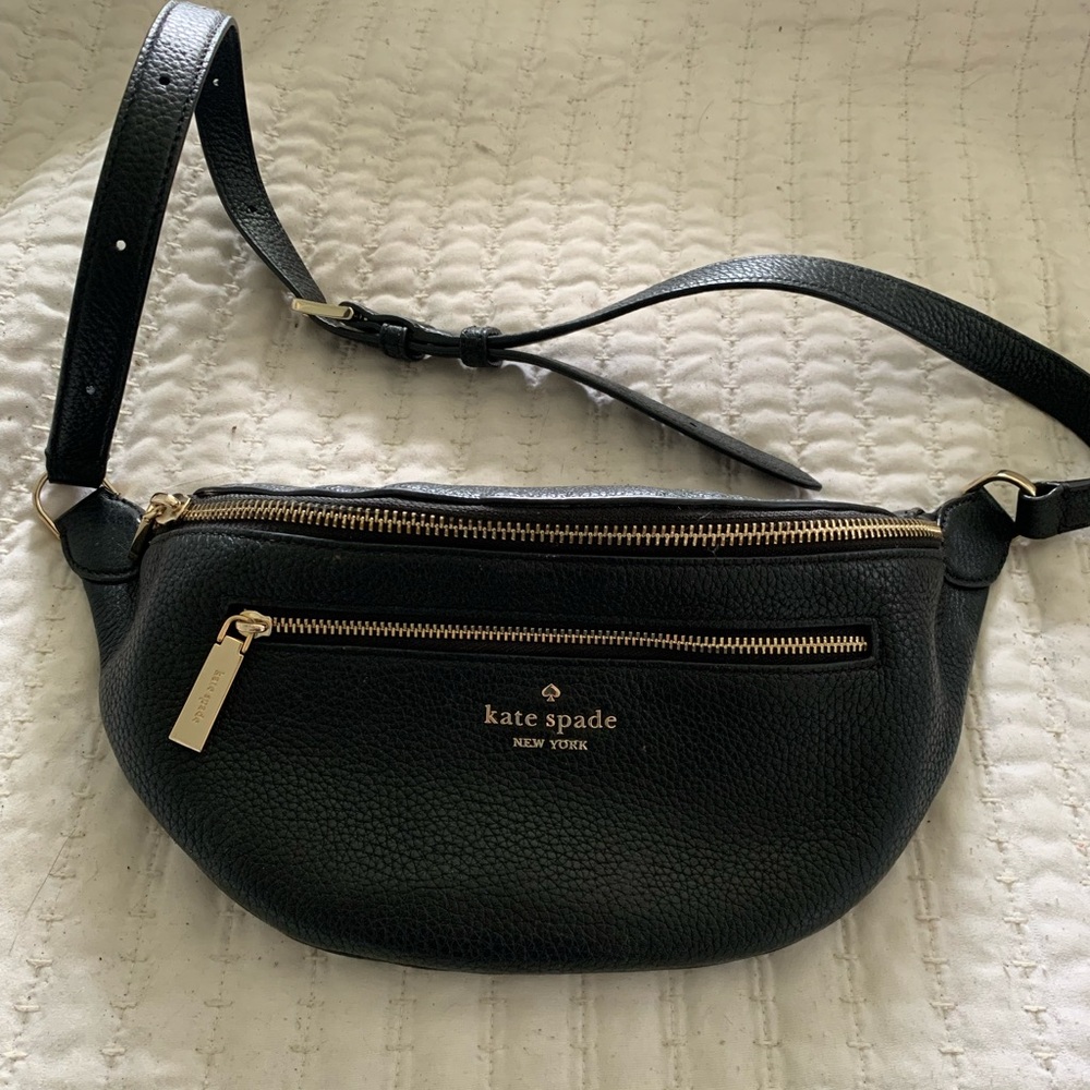 Kate Spade Black Leather Crossbody Bag